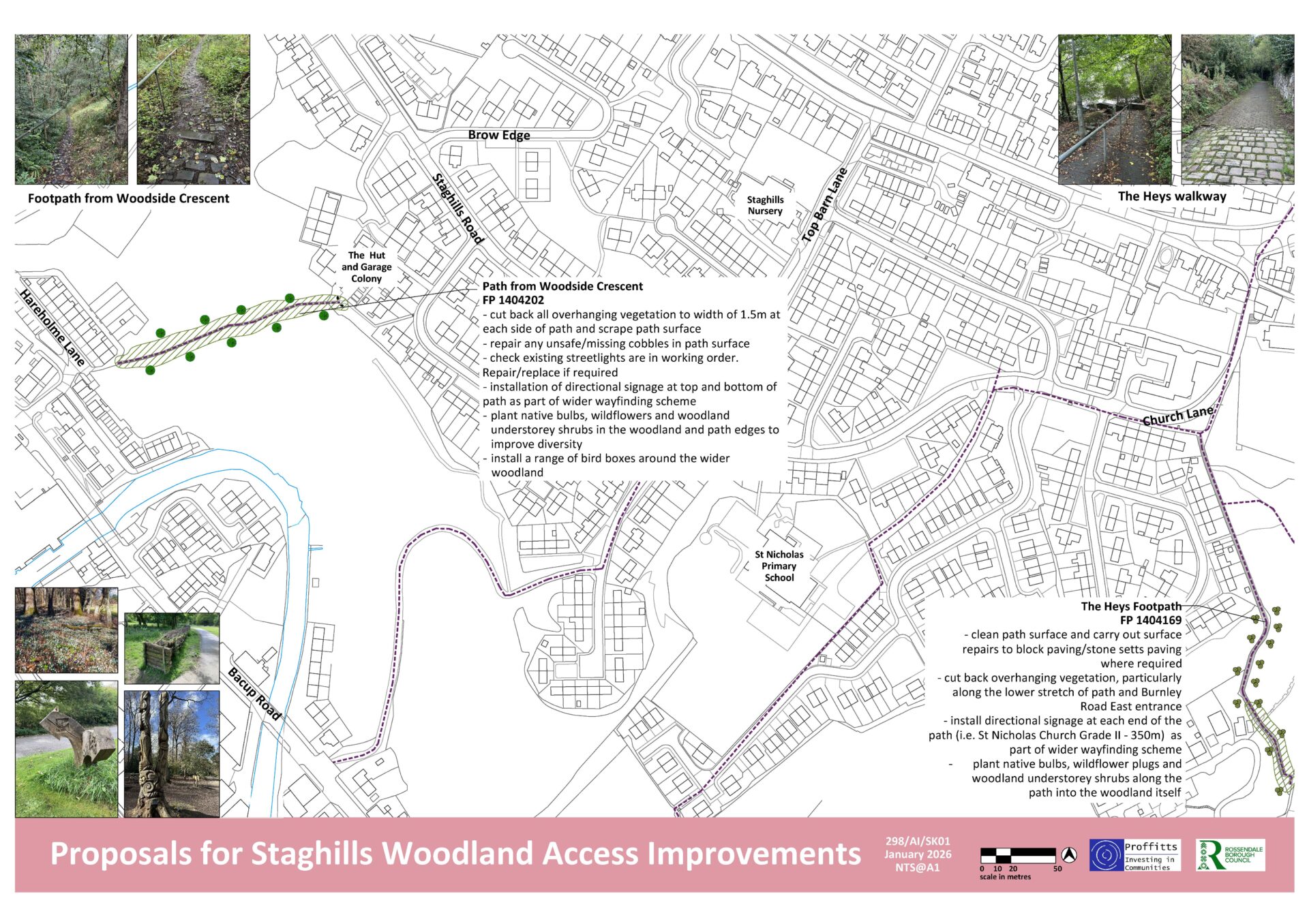 Staghills Estate access improvement proposals